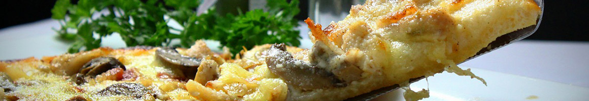 Eating Pizza at Fielder's Pizza.